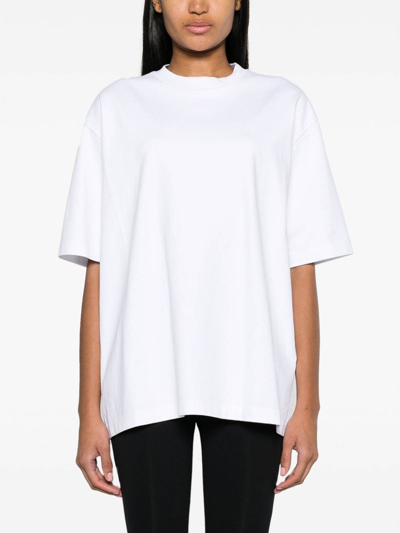 Shop Ambush Cotton T-shirt In Blanco