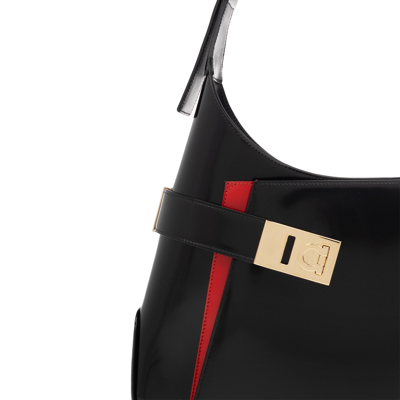 Shop Ferragamo Salvatore  Arch Hobo Shoulder Bag