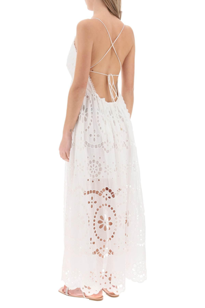 Shop Zimmermann Lexi Maxi Dress In Broderie Anglaise