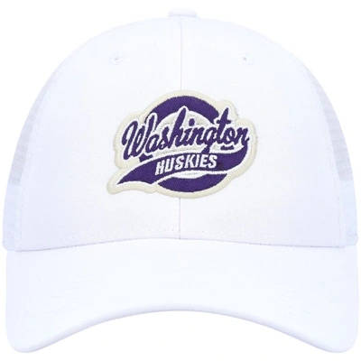 Shop Ahead White Washington Huskies Brant Trucker Adjustable Hat