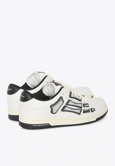 Shop Amiri Chunky Skel Low-top Sneakers In White