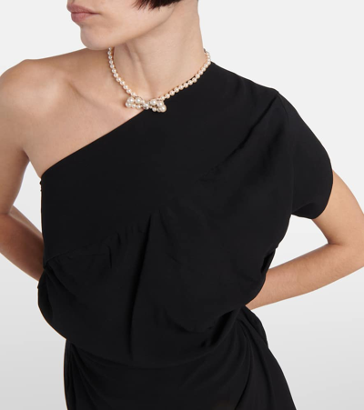 Shop Vivienne Westwood Andalouse Midi Dress In Black