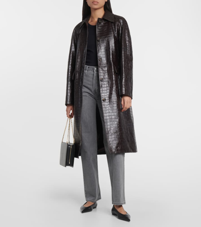 Totême High-rise Straight Jeans In Grey