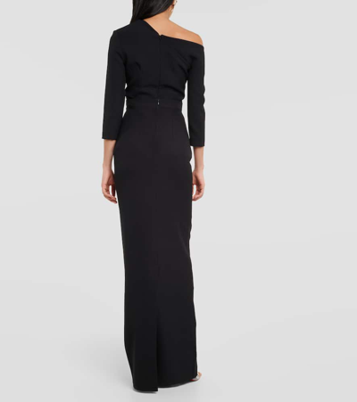 Safiyaa Crepe Sidha Maxi Skirt In Black