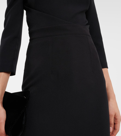 Safiyaa Crepe Sidha Maxi Skirt In Black