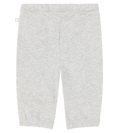 Shop Stella Mccartney Baby Cotton Jersey Sweatpants In Grey