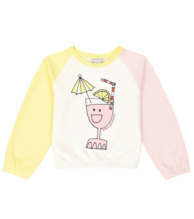 Stella Mccartney Printed Cotton Jersey Sweatshirt In Multicoloured
