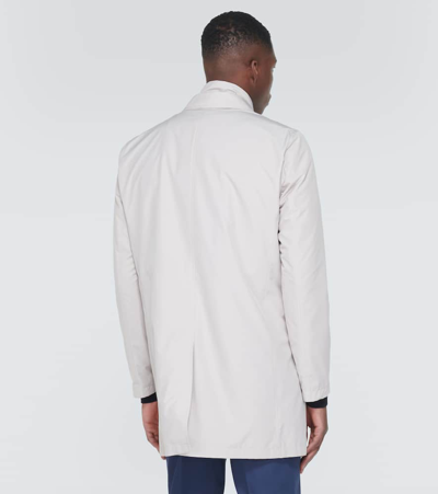 Shop Herno Byron Vest And Coat Set In White