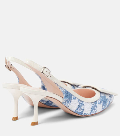 Roger Vivier Viv In The City 65 Slingback Pumps In White