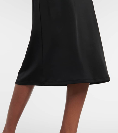 Tove Flor Midi Pencil Skirt In Black