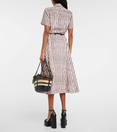 Altuzarra Kiera Printed Midi Dress In Multicoloured