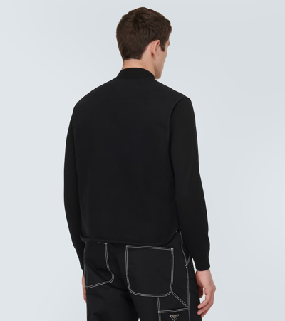 Shop Givenchy Fleece Vest In Black