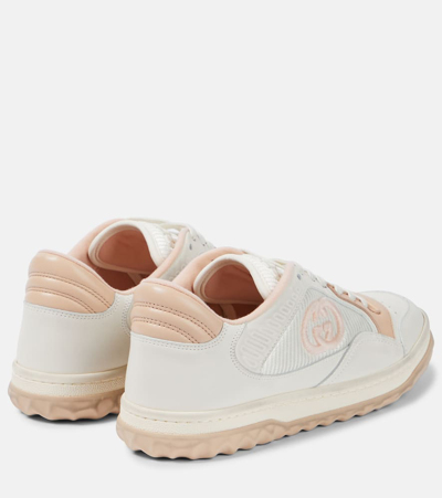 Gucci 31mm Mac 80 Leather Sneakers In White