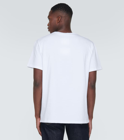 Shop Alexander Mcqueen Cotton Jersey T-shirt In White