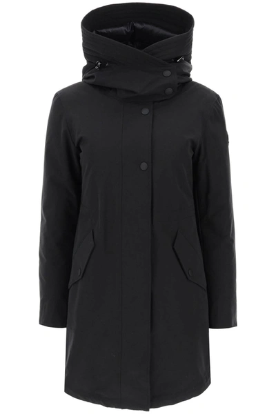 Shop Woolrich Military 3 In 1 Parka In Black