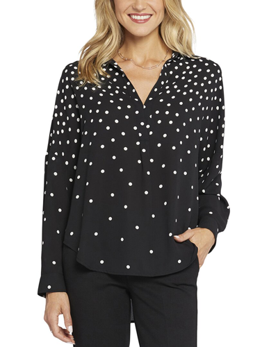 Nydj Becky Recycled Polyester Georgette Blouse