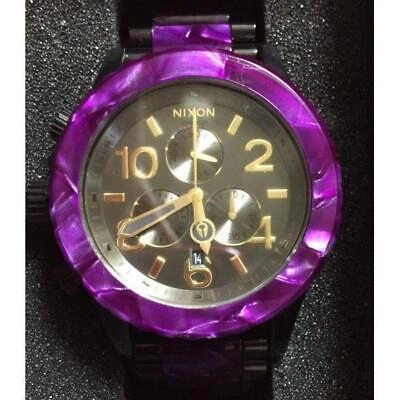 Pre-owned Nixon 42-20 Chrono Chrono Chronograph Watch A037-1345 A0371345