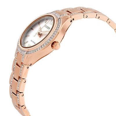 Pre-owned Citizen Rose Gold Womens Analogue Watch Fe1233-52a