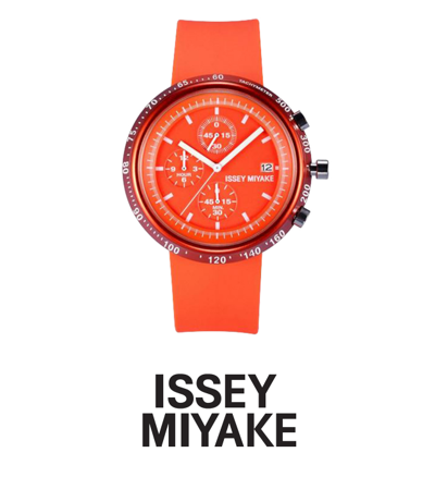 Pre-owned Issey Miyake Silat008 Hardlex Polyurethane Band Watches