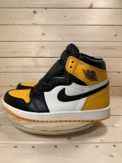 Pre-owned Jordan 1 Taxi In Yellow