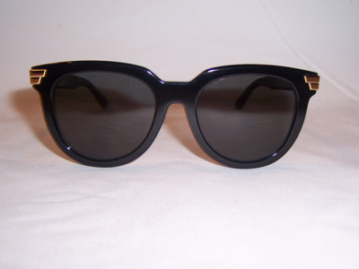 Pre-owned Bottega Veneta Sunglasses Bv 1104sa 001 Black/grey 54mm Authentic 1104 In Gray