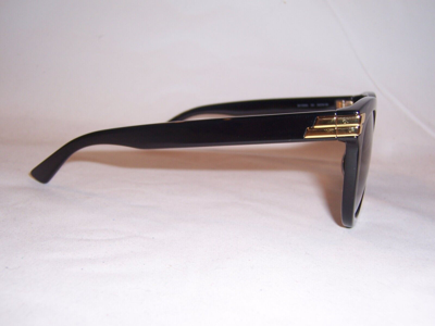Pre-owned Bottega Veneta Sunglasses Bv 1104sa 001 Black/grey 54mm Authentic 1104 In Gray