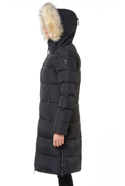 Pre-owned Pajar $599 Womens M/l  Canada Jayde Long Down Parka Insulated Super Warm Jacket In Black