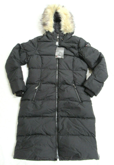 Pre-owned Pajar $599 Womens M/l  Canada Jayde Long Down Parka Insulated Super Warm Jacket In Black