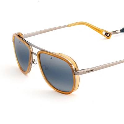 Pre-owned Vuarnet Sunglasses Vl211100040636 Glacier 2111 Vl2111 Amber + Blue Polarlynx Plz