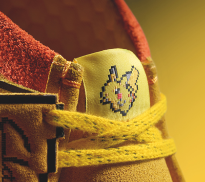 Pre-owned Clarks Torhill X Pokémon Torhill Explore Yellow Suede, "2023"