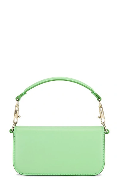 Shop Valentino Loco Small Shoulder Bag In Ice Mint