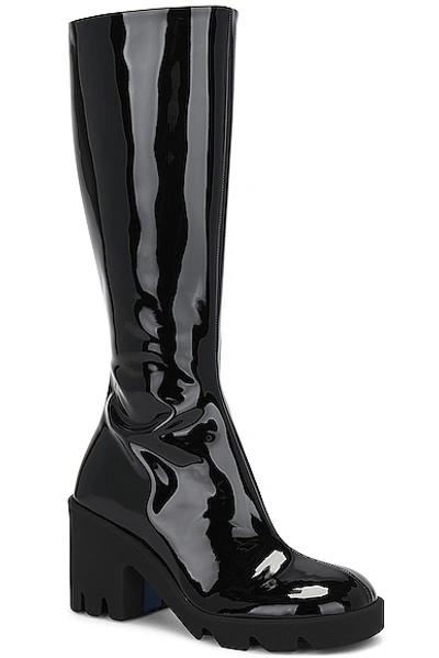 Shop Burberry Stride Boot In Black