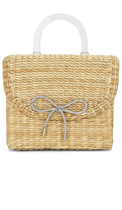 Shop Poolside The Bow Bag In Neutral