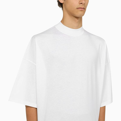 Shop Jil Sander Wide Crew-neck T-shirt In White