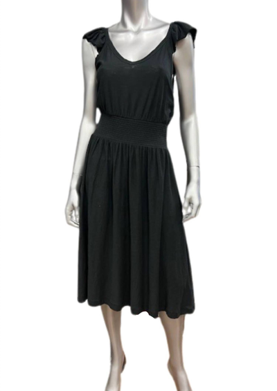 Shop Nation Ltd Ruffled Dress In Black