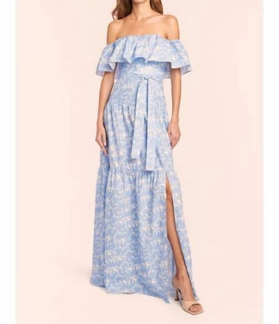Shop Amanda Uprichard Karalyn Maxi Dress In Bluestem