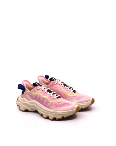 Shop Sorel Kinetic Breakthru Day Lace Up Sneaker Shoe In Vintage Pink/bleached Ceramic