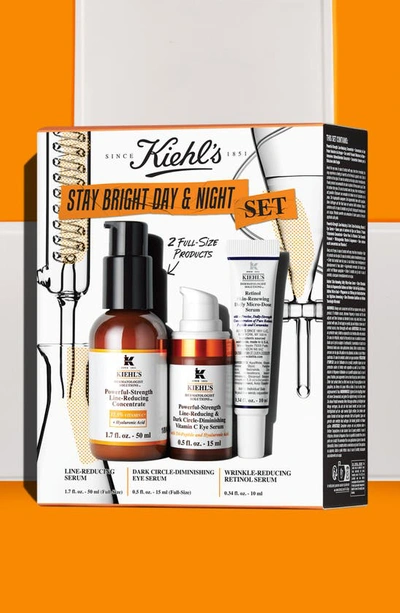 Shop Kiehl's Since 1851 Stay Bright Day & Night Set $155 Value