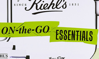 Shop Kiehl's Since 1851 On-the-go Essentials Set $99 Value