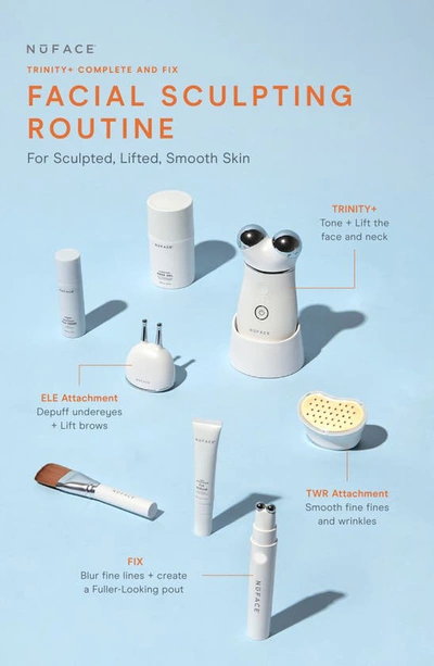 Shop Nuface Trinity+ Complete & Fix Facial Sculpting Routine (limited Edition) (nordstrom Exclusive) $998 Value In White