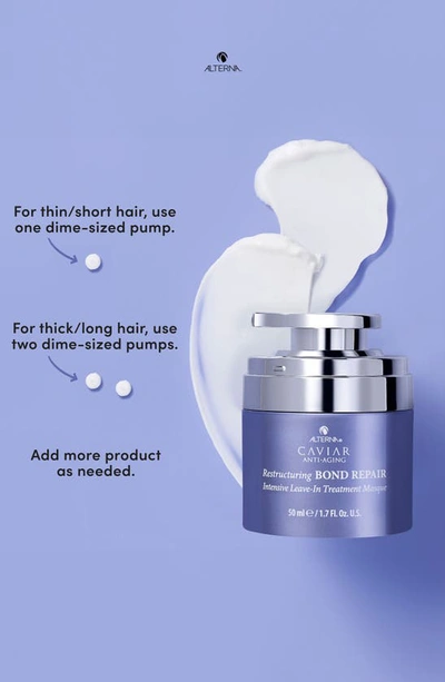 Shop Alterna Caviar Anti-aging Restructuring Bond Repair Intensive Leave-in Treatment Masque