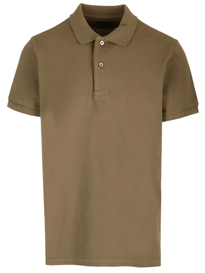 Shop Tom Ford Green Polo Shirt