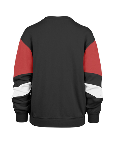 Shop 47 Brand Women's ' Black Chicago Bulls 2023/24 City Edition Nova Crew Sweatshirt