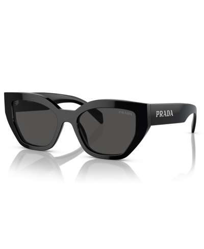 Shop Prada Women's Sunglasses Pr A09s In Black