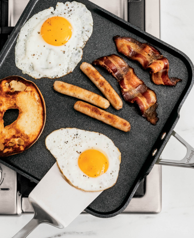 Shop Ninja Foodi Neverstick Premium Hard Anodized 11" Square Griddle Pan In Gray