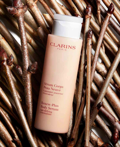 Shop Clarins Renew-plus Body Serum 6.7oz In No Color