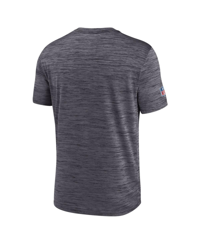 Shop Nike Men's  Black Atlanta Falcons Sideline Velocity Athletic Stack Performance T-shirt