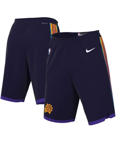 Shop Nike Men's  Purple Phoenix Suns 2023/24 City Edition Swingman Shorts