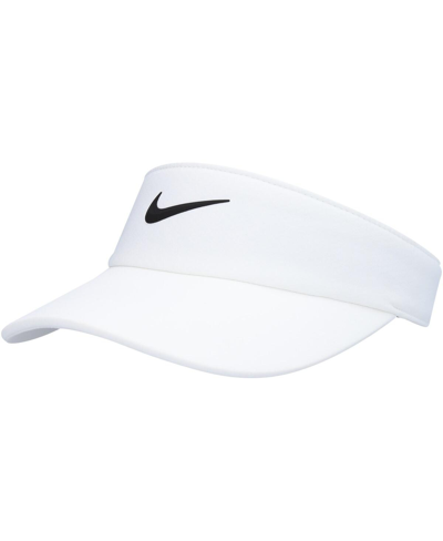 Shop Nike Women's  Golf White Performance Visor