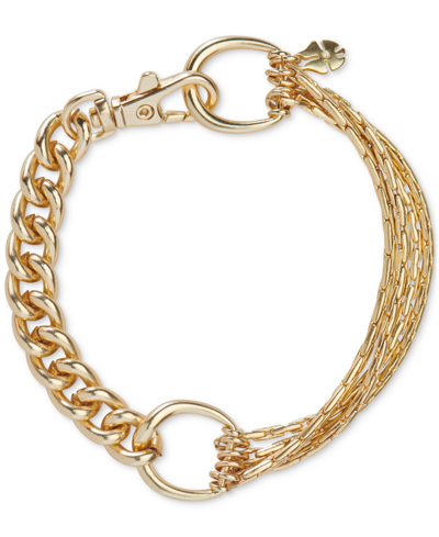 Shop Lucky Brand Gold-tone Multi Chain Link Bracelet